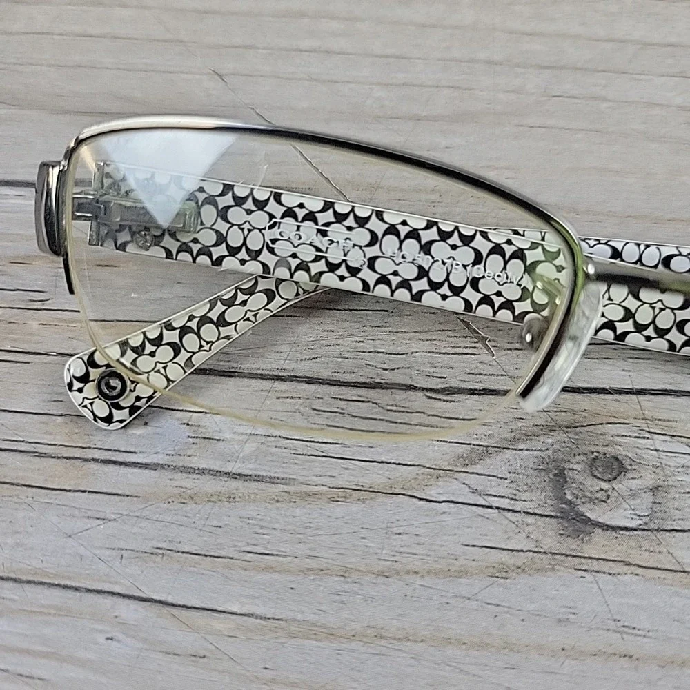 Coach Eyeglass Frames HC 5027B Cecily 9081 Drk Silver Black Rectangle 52[]17 135